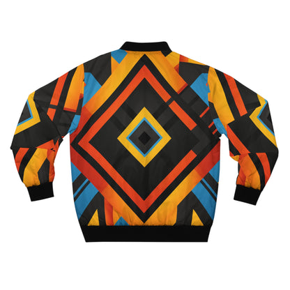 Men's Bomber Jacket - Harmony Starburst Design