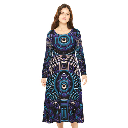 Women's Long Sleeve Dance Dress - Radiant Truth Design