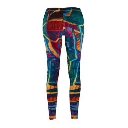 Women's Cut & Sew Casual Leggings - Threads of Glory Design