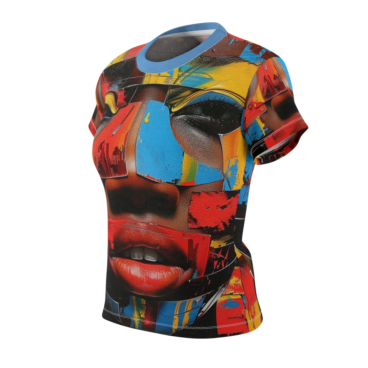 Women's Cut & Sew T-shirt - Harmony Mosaic Design