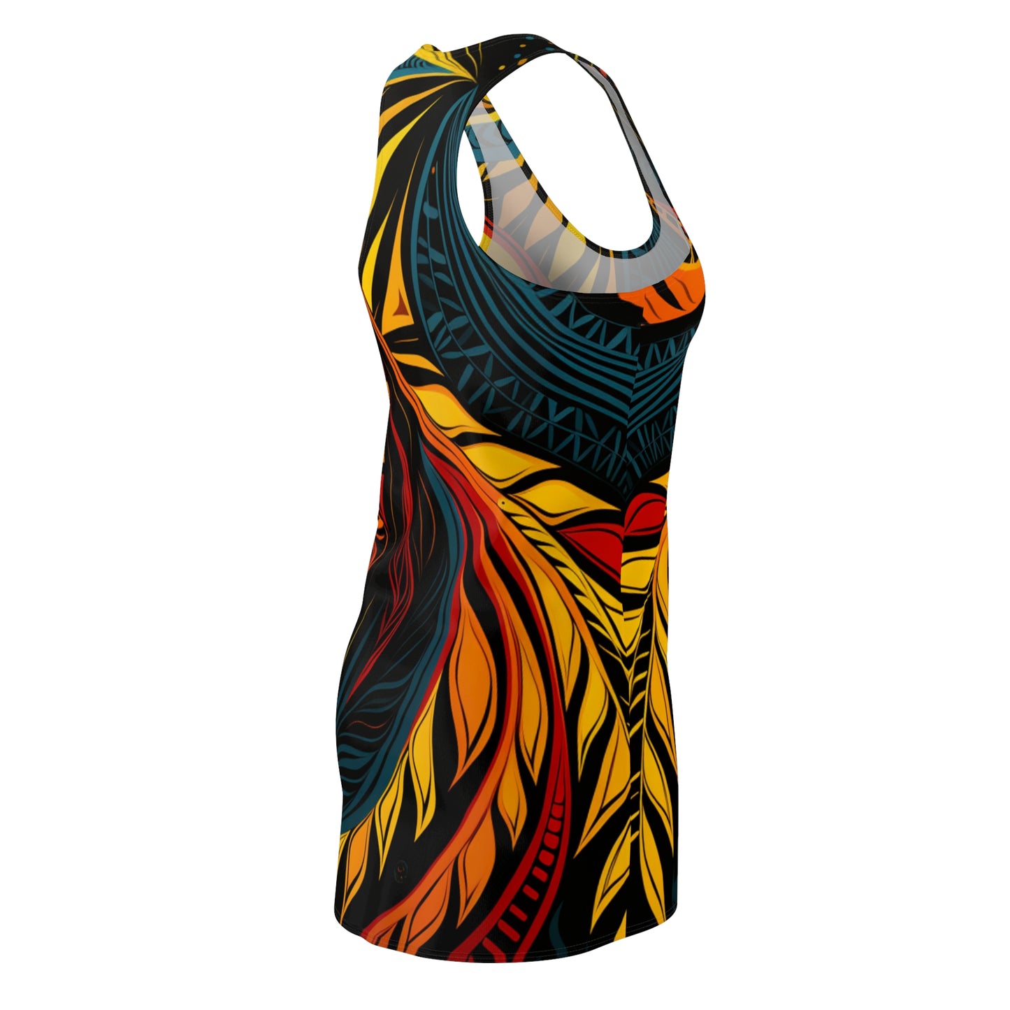 Women's Cut & Sew Racerback Dress (AOP) - Saharan Petal Design