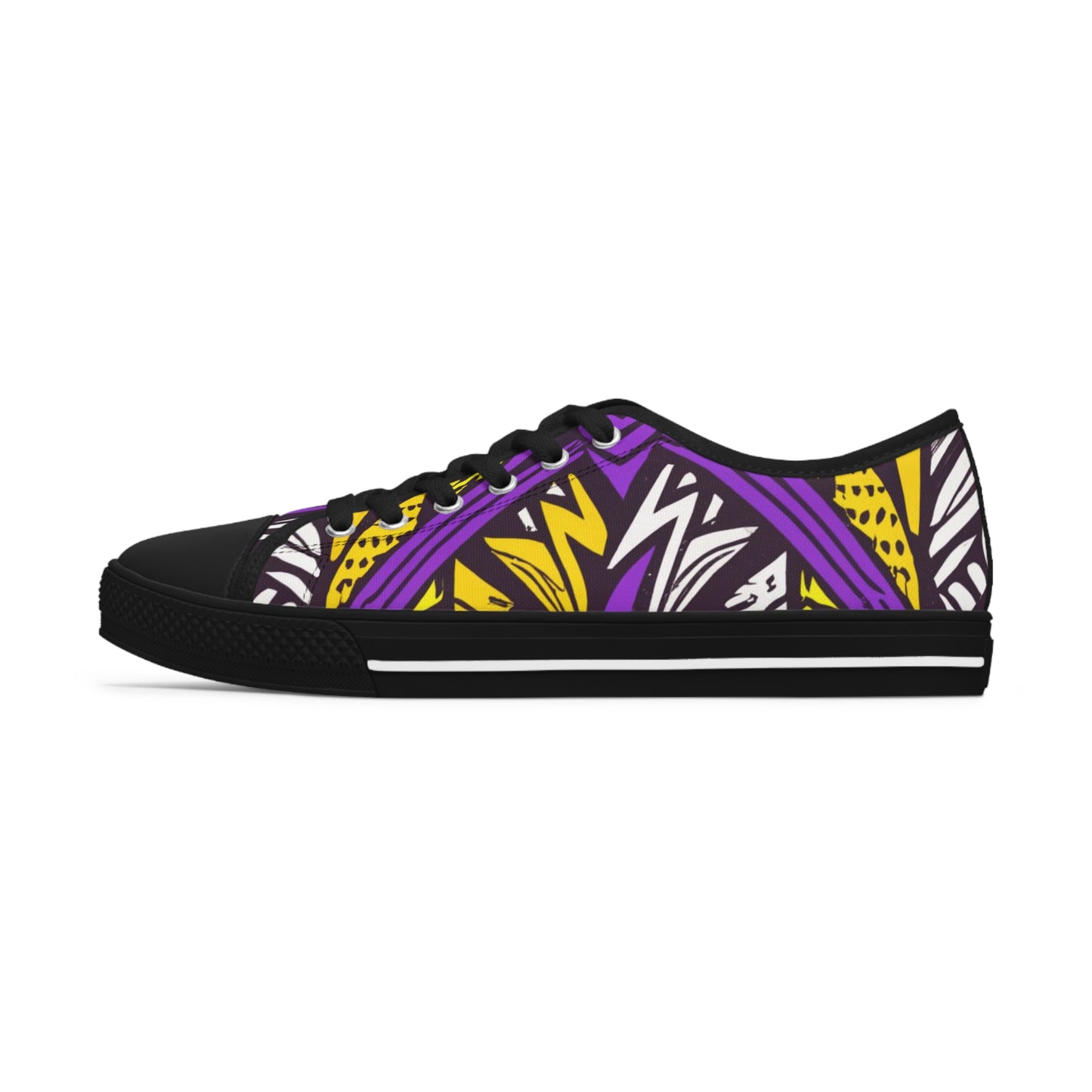 Women's Low Top Sneakers - Crown of Life Design