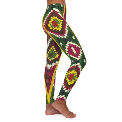 Women's Spandex Leggings - Eternal Flame Design