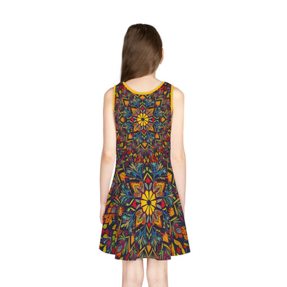 Girls' Sleeveless Sundress - Heavenly Flowers