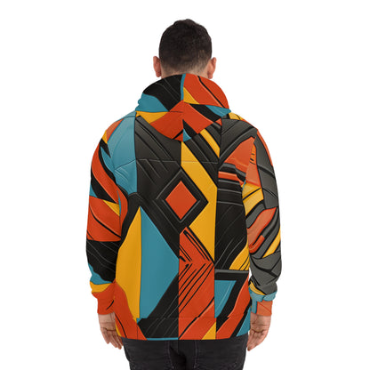 Fashion Hoodie - African Mosaic Design