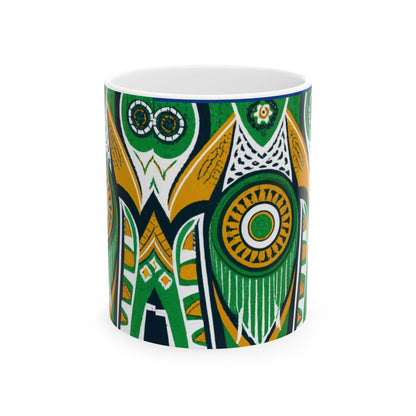 Ceramic Mug 11oz - Sankofa Dreamscape Design