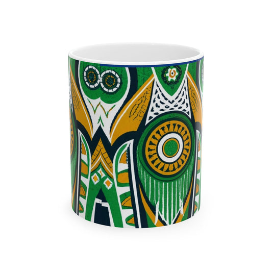 Ceramic Mug 11oz - Sankofa Dreamscape Design
