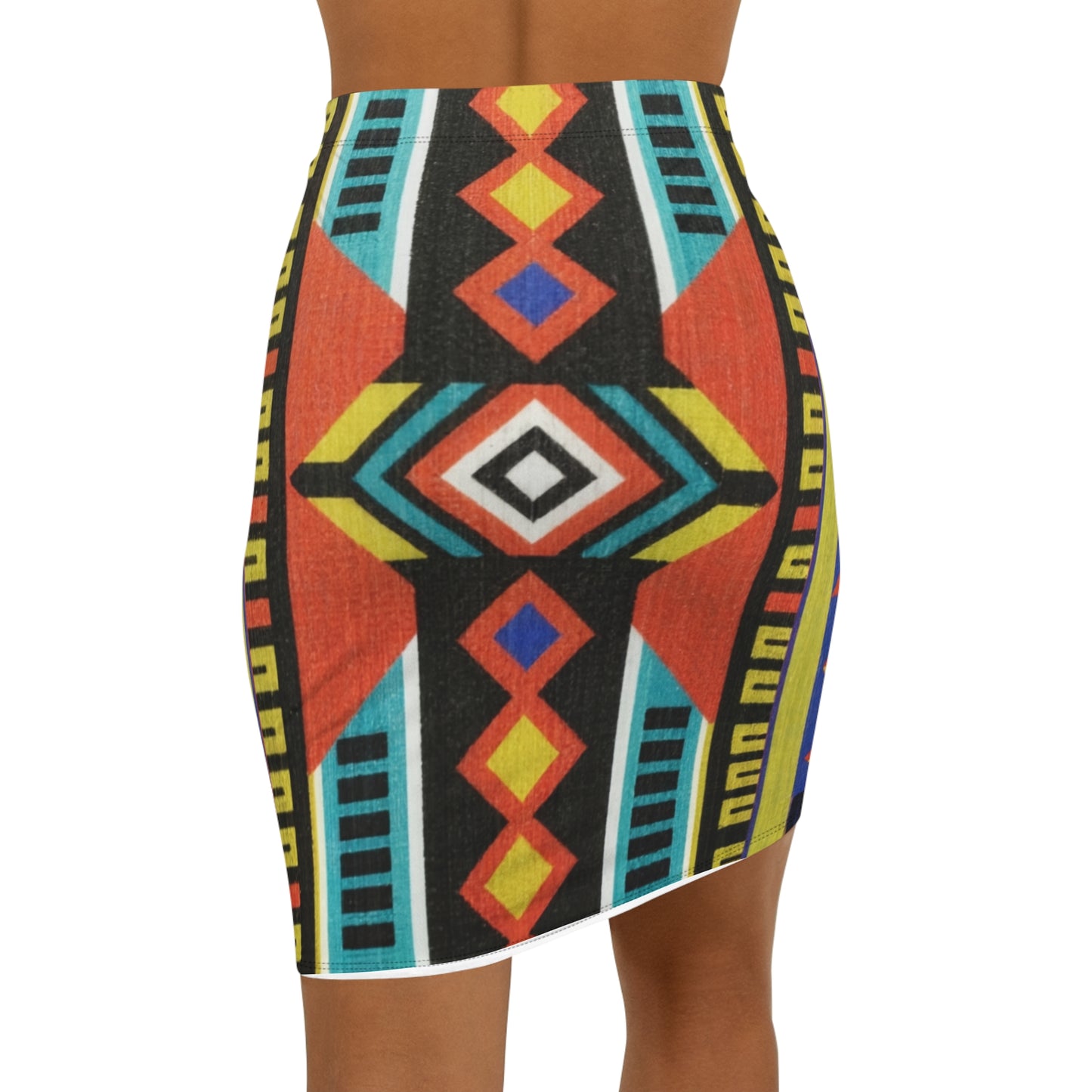 Women's Mini Skirt - Eternal Flame Design