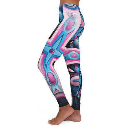 Women's Spandex Leggings - Hope & Confidence Design