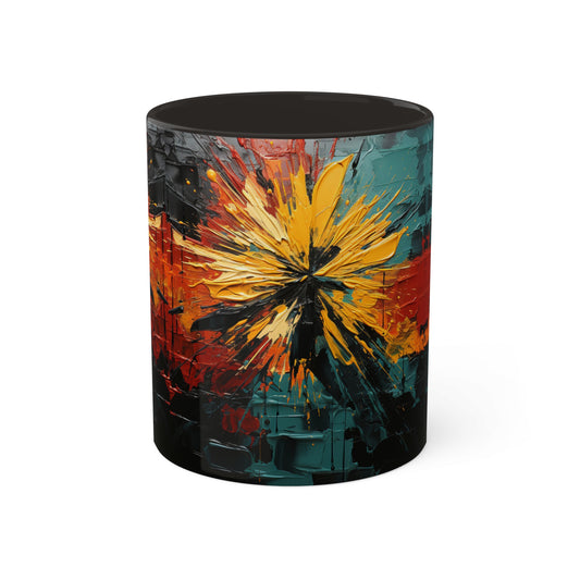 Colorful Mugs, 11oz - Afro Splash Design