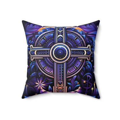 Spun Polyester Square Pillow - Redeemed Design