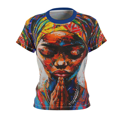 Women's Cut & Sew Tee (AOP) - Prayer of Hope Design