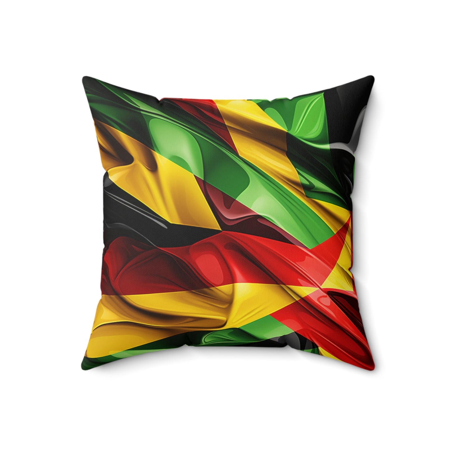 Spun Polyester Square Pillow - Colours Of Zion