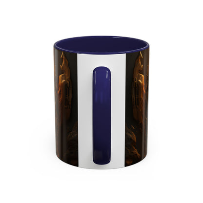 Accent Coffee Mug, 11oz - Lion of Majesty Design