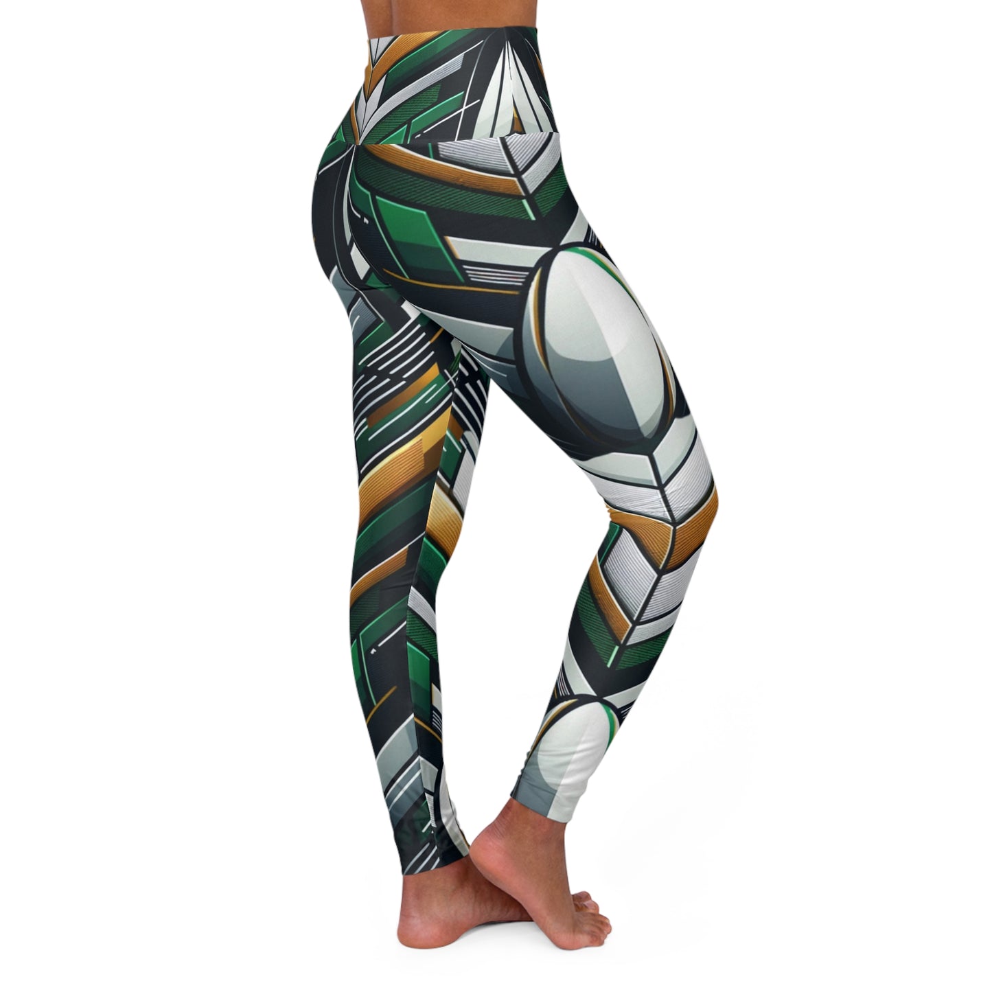 High Waisted Leggings - Ama Champions Design