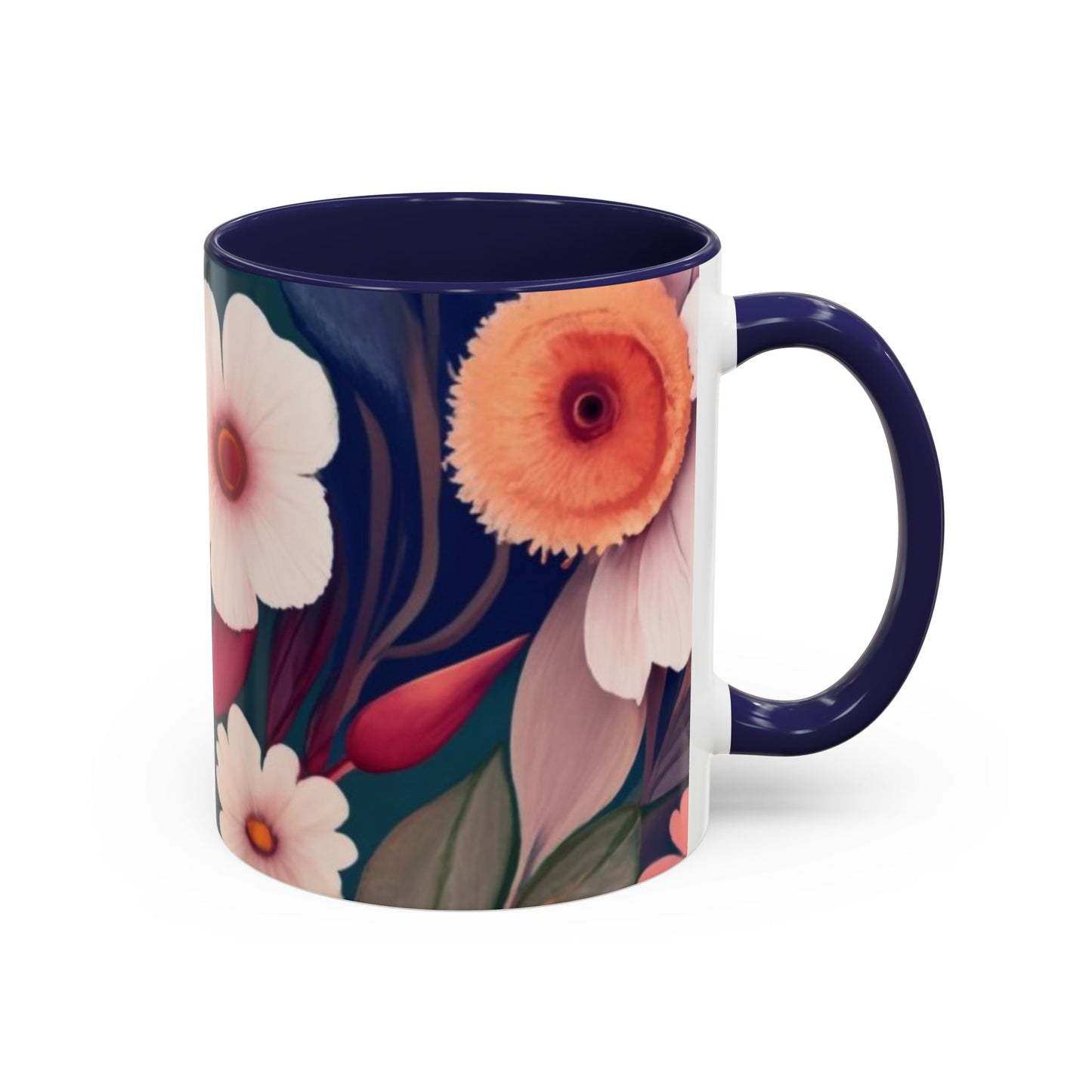 Accent Coffee Mug, 11oz - Hope flowers