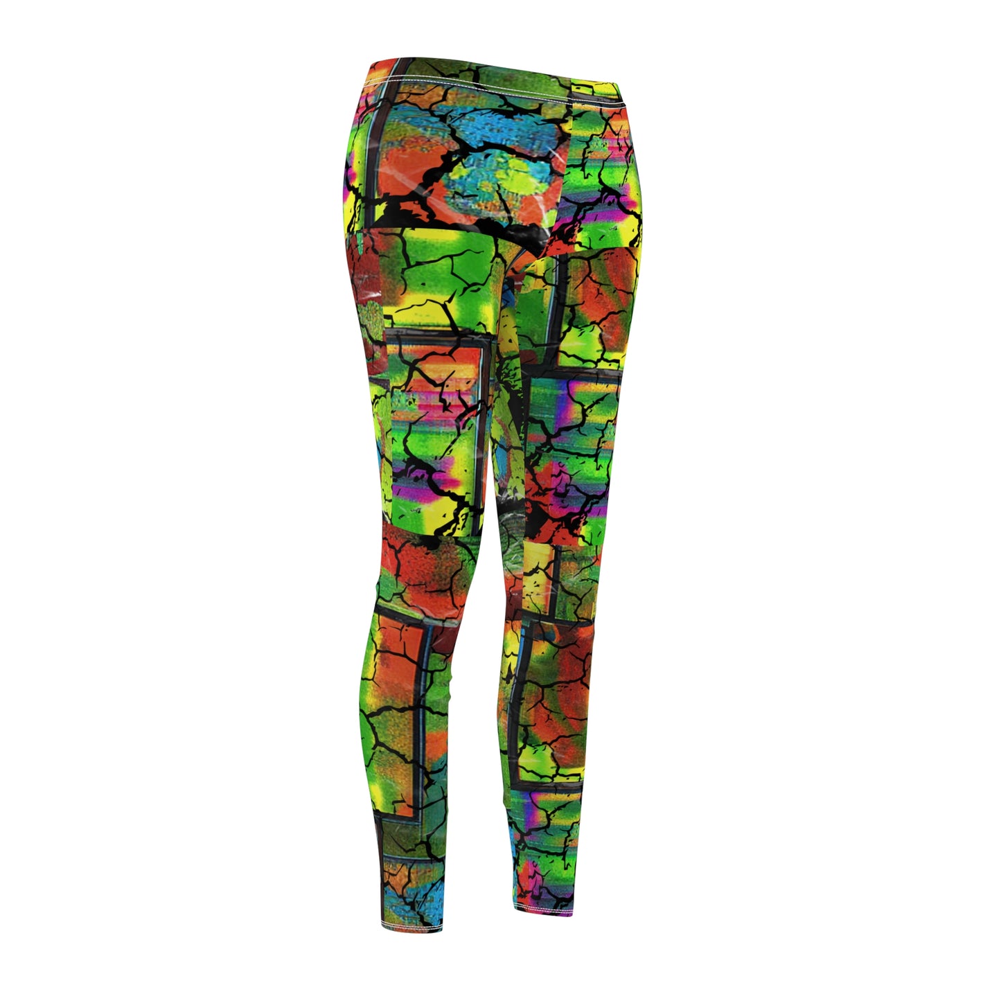 Women's Cut & Sew Casual Leggings- Woza Africa Design