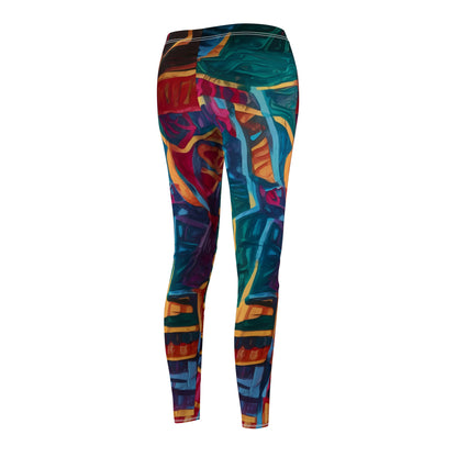 Women's Cut & Sew Casual Leggings - Threads of Glory Design