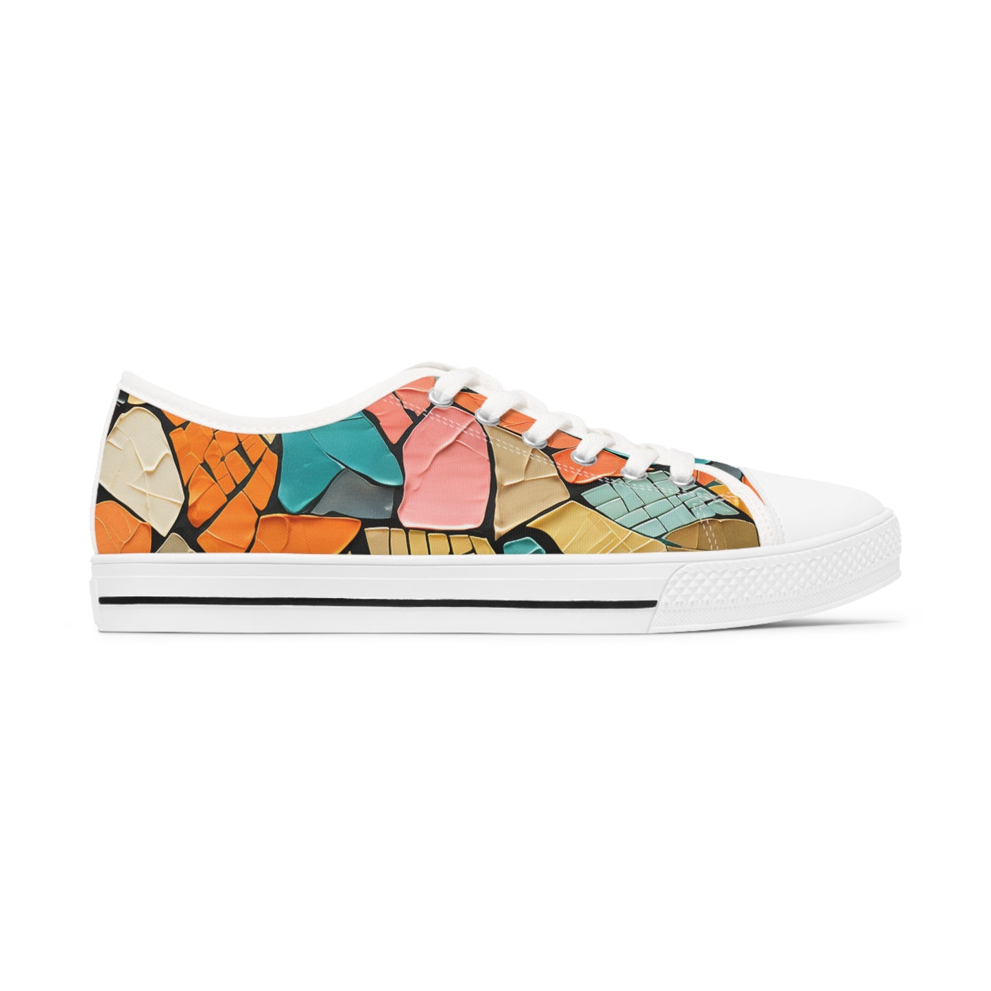 Women's Low Top Sneakers - Colours Of Heaven Design