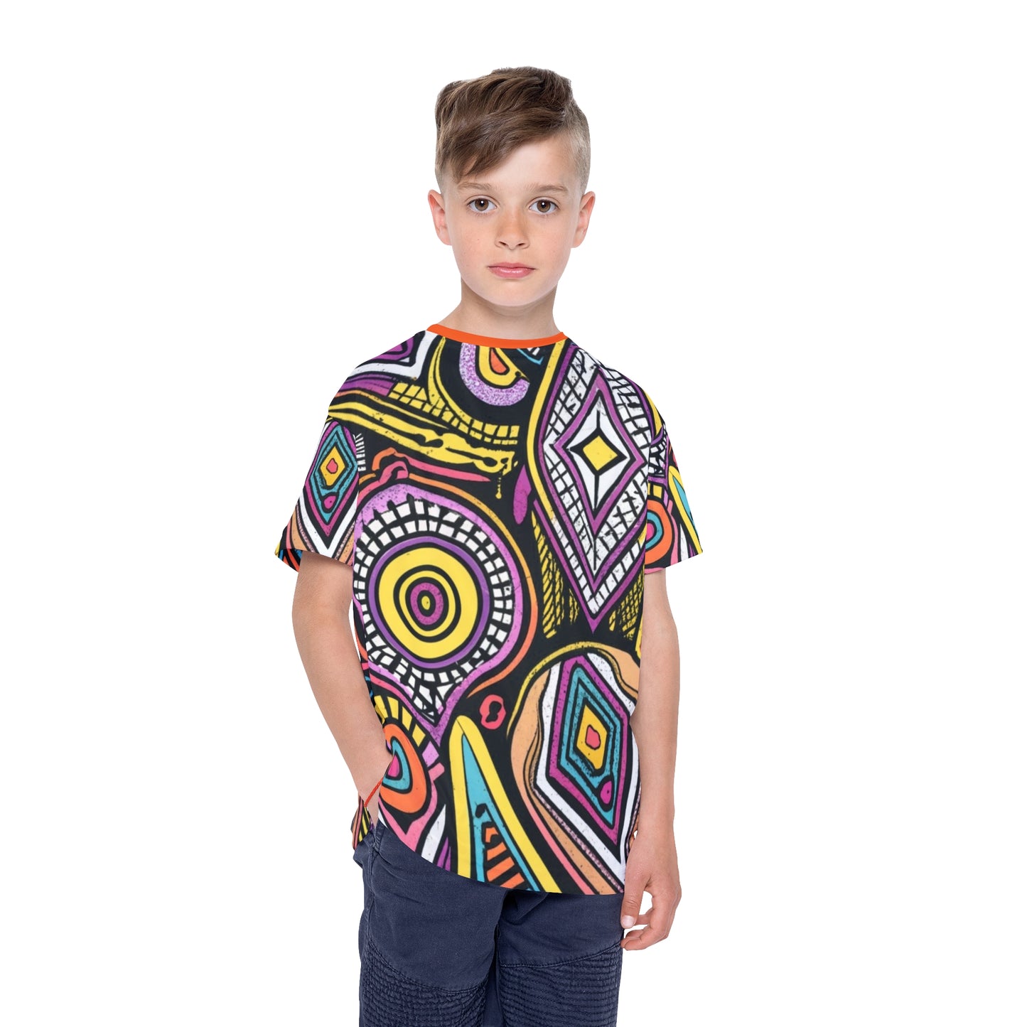 Kids Sports Jersey (AOP) - Jelani Design - Kenya