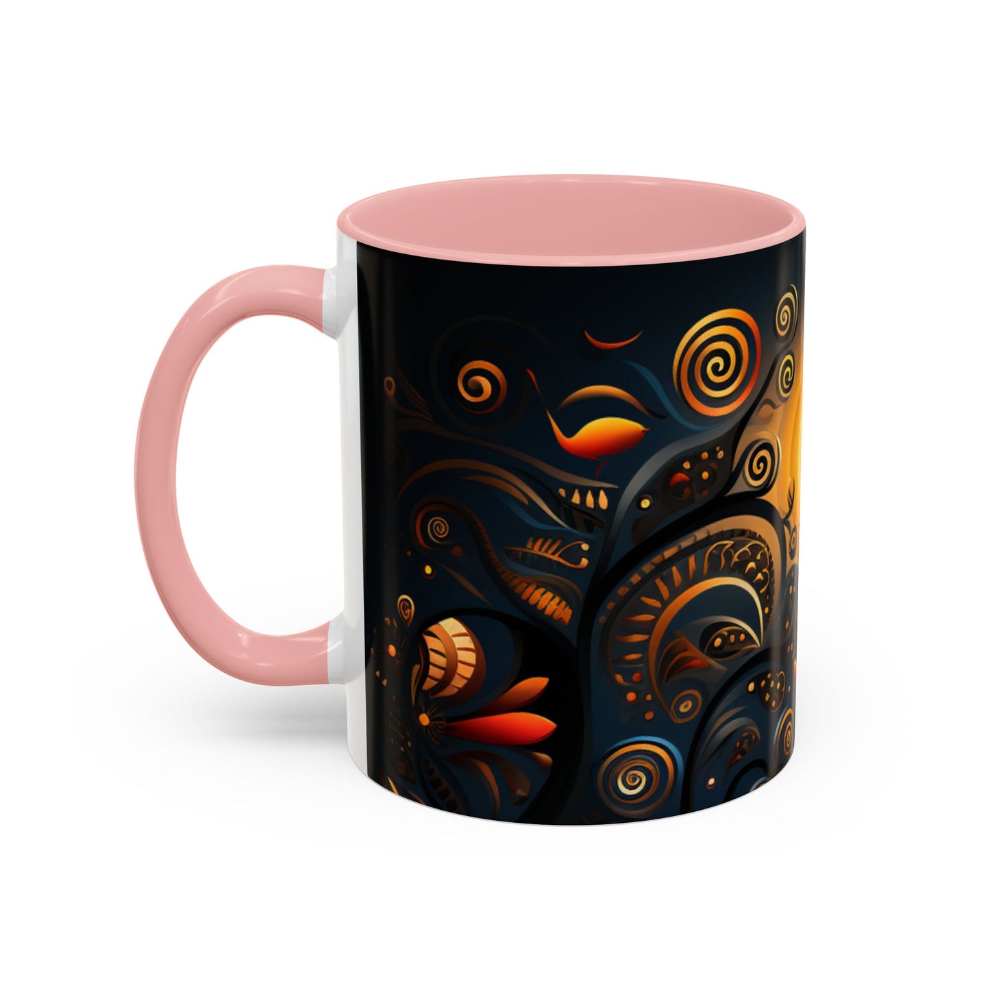 Accent Coffee Mug, 11oz - Sunrise Harmony Design