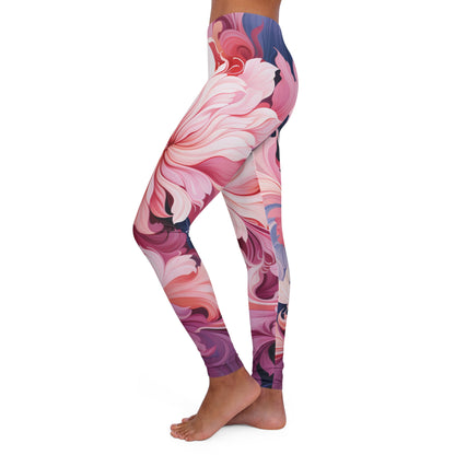 Women's Spandex Leggings - Hope waves Design