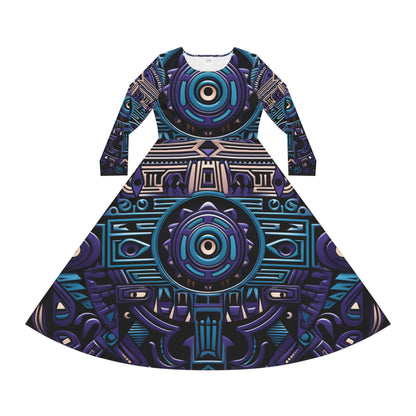 Women's Long Sleeve Dance Dress - Radiant Truth Design