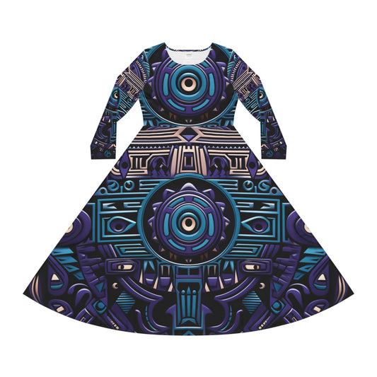 Women's Long Sleeve Dance Dress - Radiant Truth Design