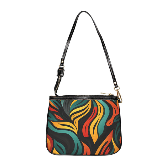 Small Shoulder Bag - "Flames of Revival"