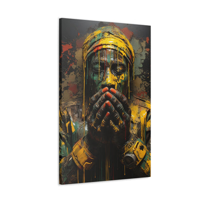 Canvas Gallery Wraps - Praying Warrior Design