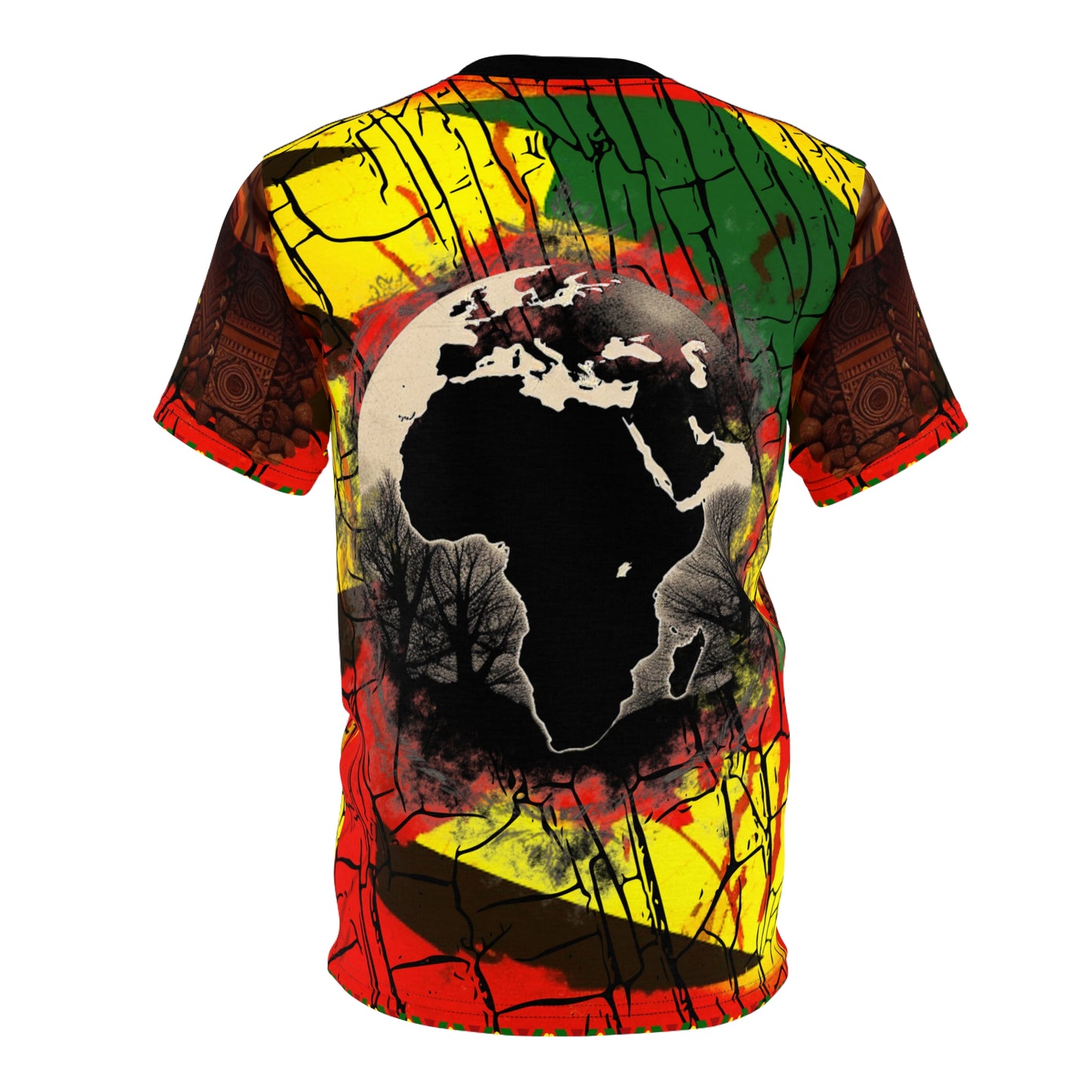 Unisex Cut & Sew Tee - African Angel Design