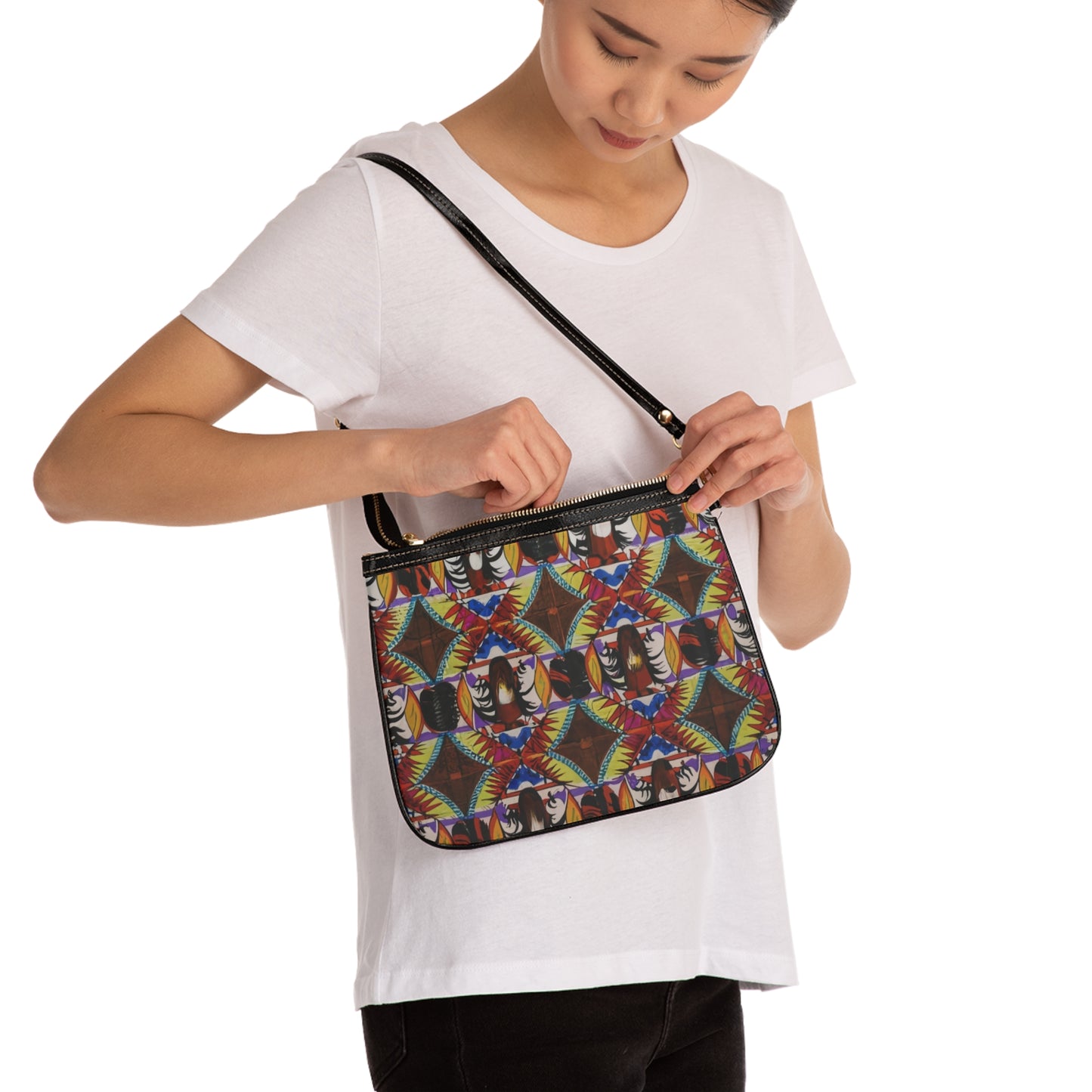 Small Shoulder Bag - Heavenly Bloom Design