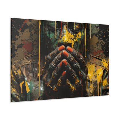 Canvas Gallery Wraps - Praying Warrior Design