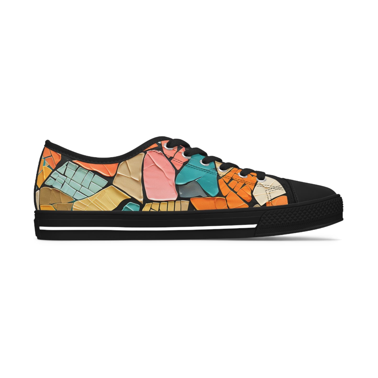 Women's Low Top Sneakers - Colours Of Heaven Design