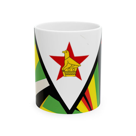 Ceramic Mug 11oz - Zimbo Abstract Flag Design