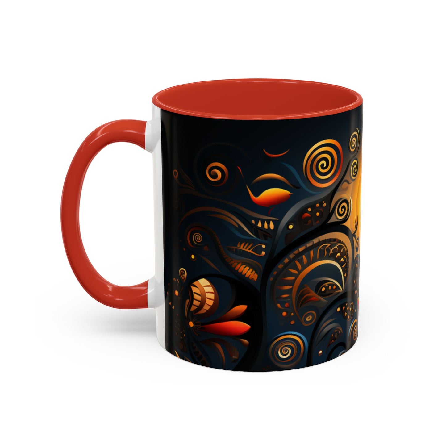 Accent Coffee Mug, 11oz - Sunrise Harmony Design