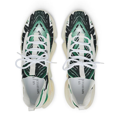 Men's Mesh Sneakers - Naija Tye Dye Design