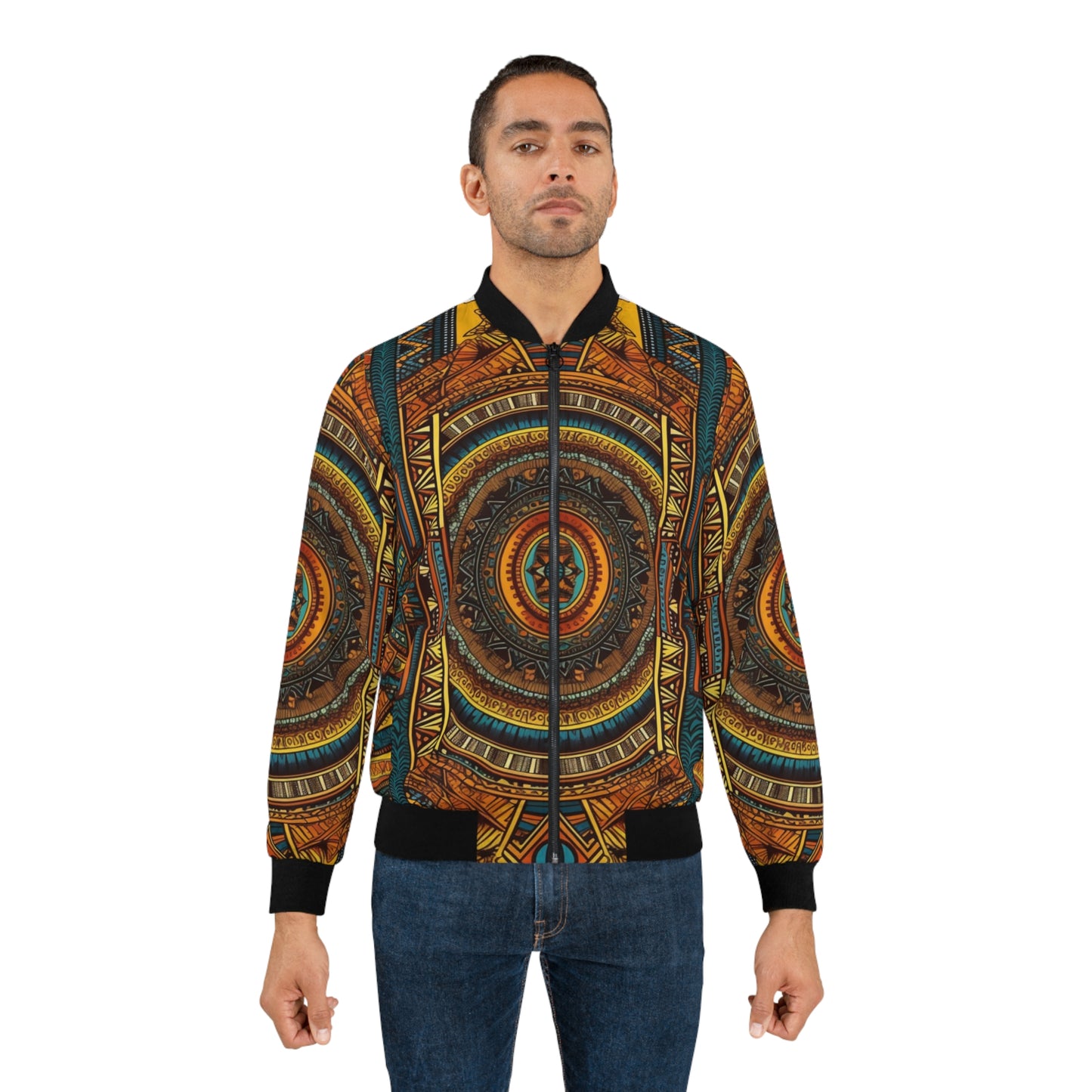 Men's Bomber Jacket - Divine Patterns Design