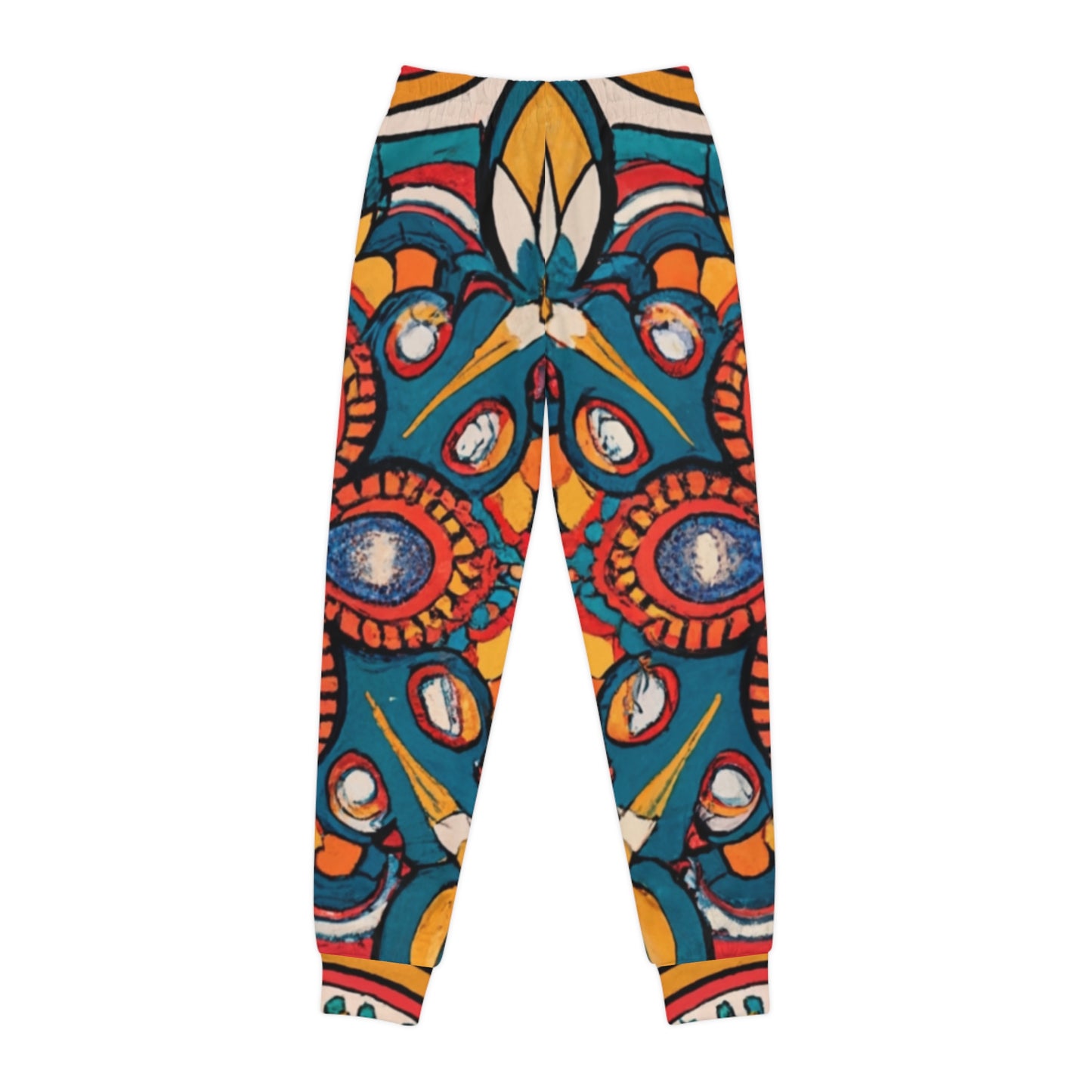 Unisex Youth Joggers - Harmony Quilt Design