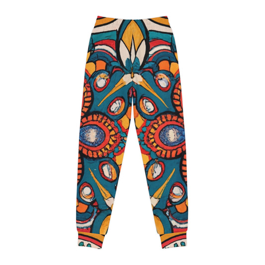 Unisex Youth Joggers - Harmony Quilt Design