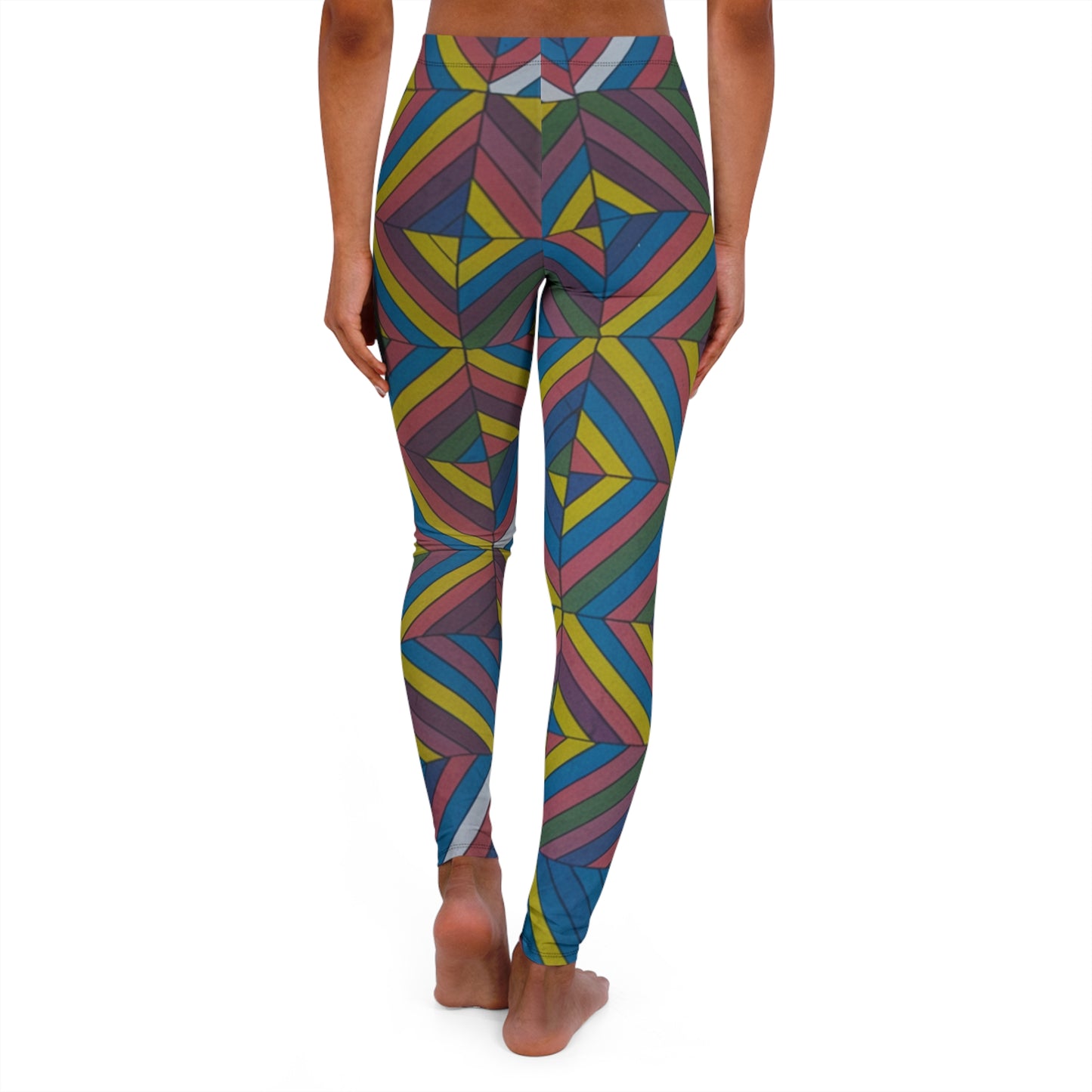 Women's Spandex Leggings - Harvest Glow Design