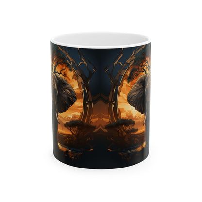 Ceramic Mug 11oz - Queen Mother Design