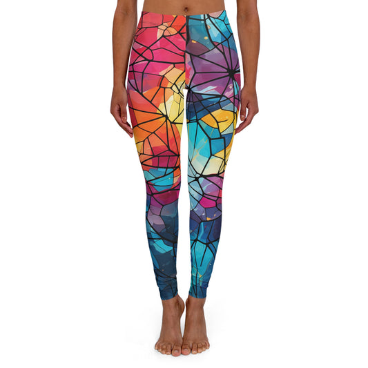 Women's Spandex Leggings - Radiant Redemption Design