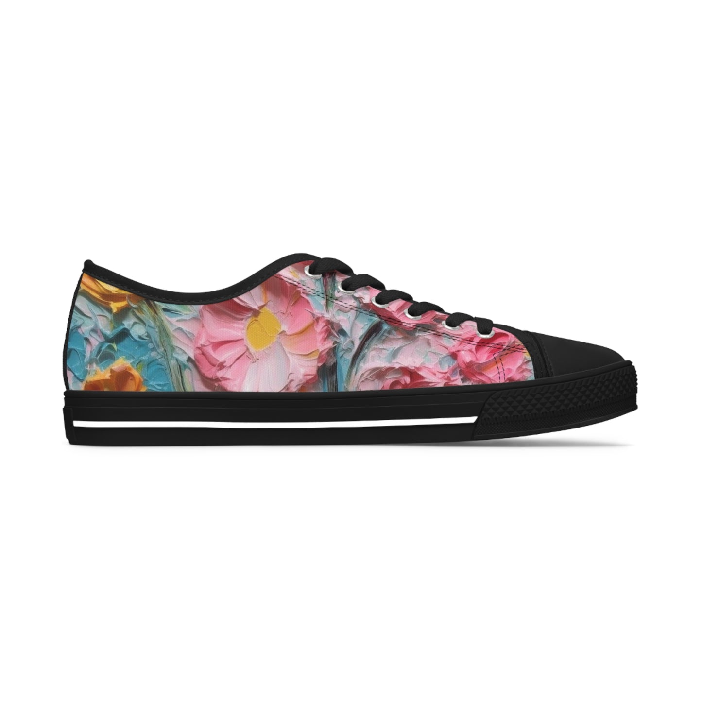 Women's Low Top Sneakers - Flowers Of Heaven Design