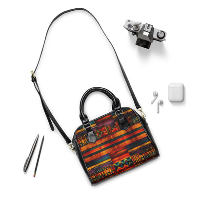 Shoulder Handbag - Colours Of Kumasi Design