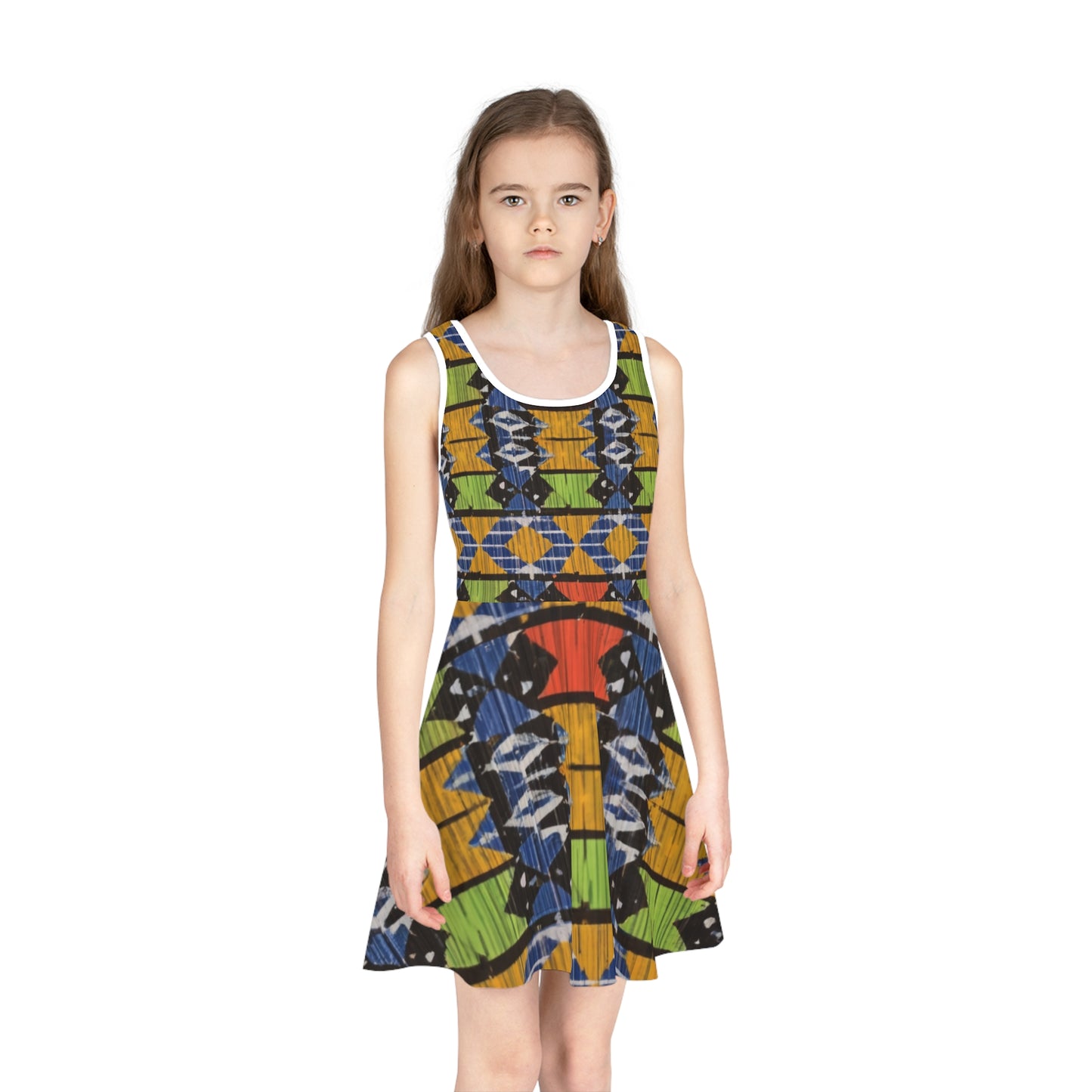 Girls' Sleeveless Sundress - Digya Design