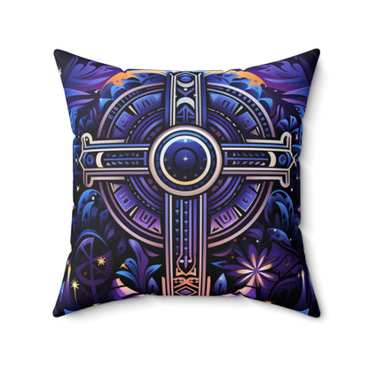 Spun Polyester Square Pillow - Redeemed Design