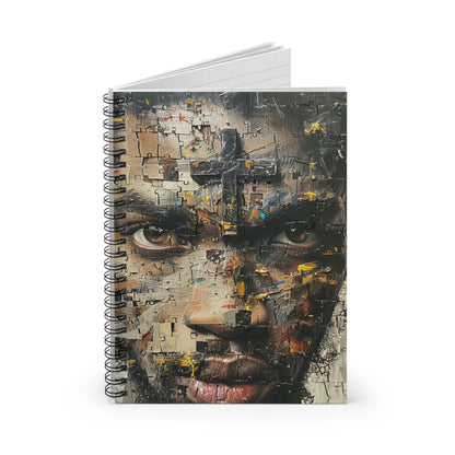 Spiral Notebook - Ruled Line - Focused Design