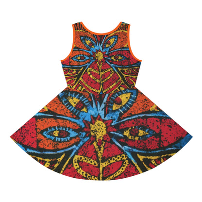 Girls' Sleeveless Sundress - Light of Nations Design