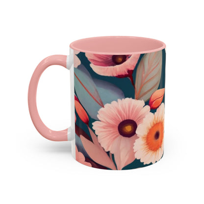 Accent Coffee Mug, 11oz - Hope flowers